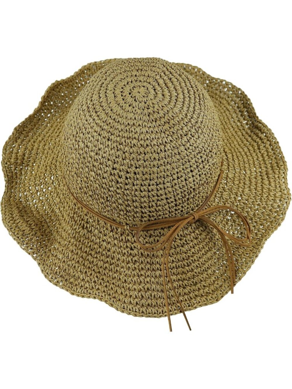 Wide Brim Floppy Sun Hat - Breathable UV Protection, Packable Straw Beach Cap